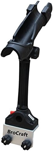 Brocraft Power Lock Rod Holder for 90 Degree Boat and Versatrack Track Systems