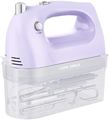 Lord Eagle Hand Mixer Electric Handheld 400W 5-Speed Lightweight