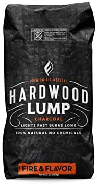 Fire & Flavor Premium All Natural Hardwood Lump Charcoal