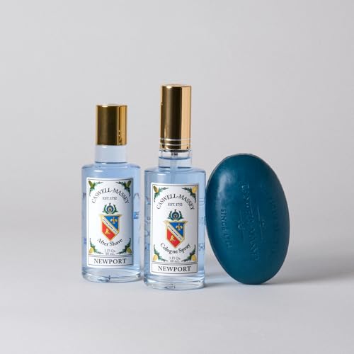 Caswell-Massey Number Six Gold Cap After Shave, Soothing Aftershave with Orange Blossom, Bergamot & Rosemary, 3 Fl Oz