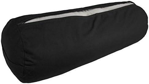 YogaAccessories Supportive Round Cotton Yoga Bolster