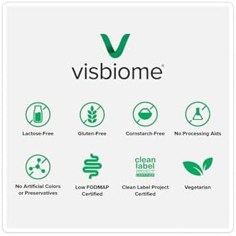 Visbiome® Advanced GI Care High Potency Probiotic, 450B CFU, 30 Packets | Original De Simone Formulation®, Multi-Strain, Refrigerated Probiotics, Low FODMAP Certified, Gluten-Free, Made in USA