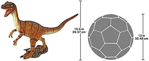 Design Toscano Velociraptor Scaled Dinosaur Statue