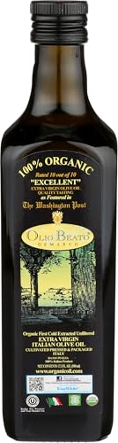 Olio Beato, Oil Olive Extra Virgin, 17.5 Fl Oz
