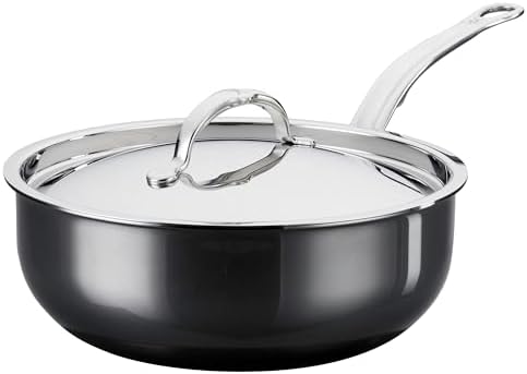 Hestan - NanoBond Collection - Titanium All-In-One Pan, Induction Cooktop Compatible, 3.5 Quart