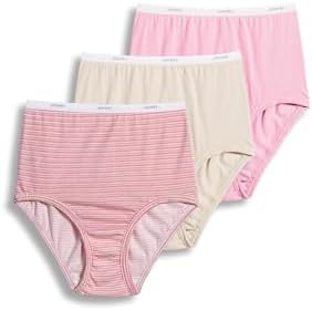 Jockey Women's Underwear 100% Cotton Classic Brief - 3 Pack