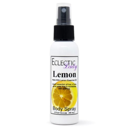 Lemon Body Spray, Double Strength, 2 ounces, Body Mist