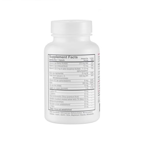 BosleyMD Women’s Healthy Hair Growth Supplements for Thicker, Fuller Hair– DHT-Blocking Botanicals with Biotin, Niacin, Zinc & L-Lysine – Rich in Vitamins & Minerals – 60 Capsules (2-Month Supply)