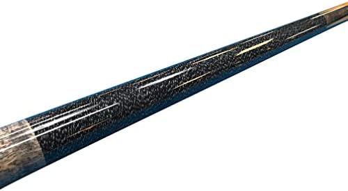 Meucci SB3-B Handcrafted Billiards Pool Cue Stick w/PRO Shaft - Blue + Hard CASE
