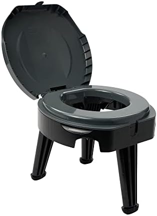 Reliance Products FOLD-to-GO Folding Portable Camping Toilet | 300 Pound Capacity | Compact & Lightweight | camping-sanitation-supplies