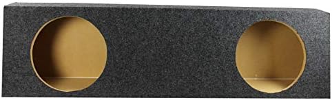 Q Power QBomb Single 12 Inch Vented Subwoofer Sub Box with Black Bedliner Spray