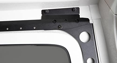 Rhino-Rack Jeep Wrangler JL Unlimited 4 Door Hard Internal Structural Roof Rack/Bare Backbone 3 Base Mounting System in Black