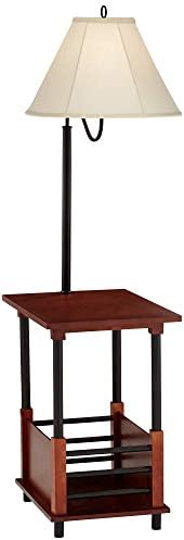Marville 55" Mission End Table Floor Lamps Set of 2 Living Room