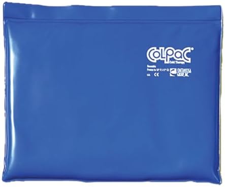 Chattanooga ColPac - Reusable Gel Ice Pack - Black Polyurethane - Standard - 10 in x 13.5 in - Cold Therapy - Knee, Arm, Elbow, Shoulder, Back - Aches, Swelling, Bruises, Sprains, Inflammation