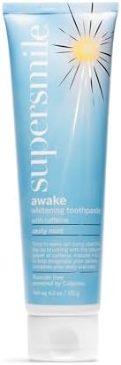 Supersmile Awake Zesty Mint Whitening Toothpaste, with Caffeine, 4.2 Oz