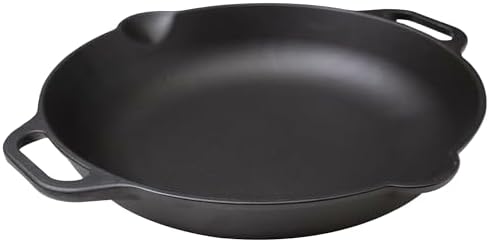 Victoria 13-Inch Cast Iron Skillet, Pre-Seasoned Cast Iron Frying Pan with Long Handle, Made in Colombia
