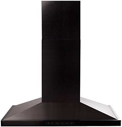 ZLINE 48" Convertible Vent Island Mount Range Hood in Black Stainless Steel (BSGL2iN-48)