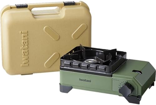 Iwatani Body: Steel Plate, Cassette Stove, Tough Maru Jr. Made in Japan, Dutch Oven, Olive