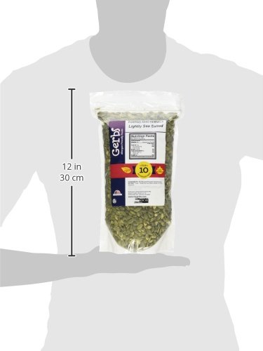 GERBS Unsalted Pumpkin Seed Kernels 4 LBS|Top 14 Allergy Free Food |Use in salads, yogurt, bake, oatmeal, trail mix|Grown in Canada, packed in US | Canadian Grown, No Additives | Naturally Crunchy & Mildly Nutty | Top 14 Allergen-Free
