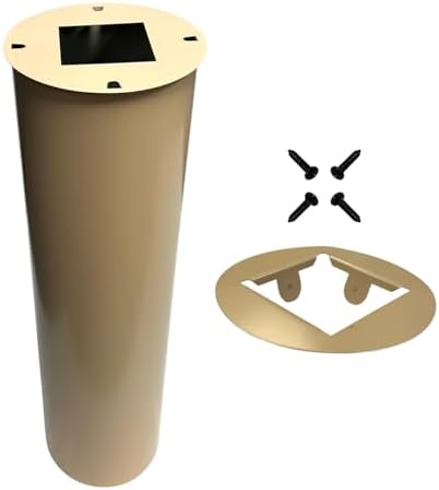 Post Mounted Squirrel Baffle, Tan, 8" Dia.