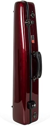 Crossrock Alto Saxophone Case-Fiberglass Hardshell with Backpack Straps in Blue