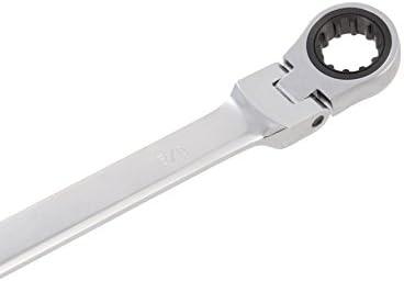 Steelman Pro Flexible Double Box-End Universal Spline Reversible Ratcheting Wrench Set, 72-Tooth Mechanism, 4-Piece SAE