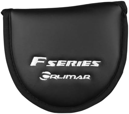 Orlimar Golf F4 Mallet Mid Length Putter, Black, Right Handed, 38" | Counter Balanced, 16" Long Oversize Putter Grip, Headcover Included