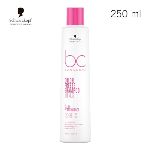 BC BONACURE pH 4.5 Color Freeze Micellar Silver Shampoo, 33.8-Ounce