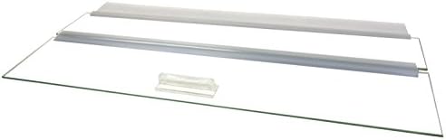Aquarium Glass Canopy Set for 75 Gallon, 90 Gallon and 110 Gallon Aquariums 48" Long x 18" Wide with A Center Brace