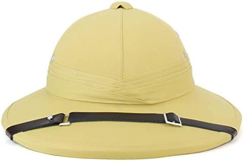 Armycrew French Style 100% Genuine Pith Helmet Safari Hat