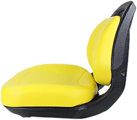 E-AUC11188 Deluxe Yellow Seat for John Deere Lawn Tractors X360, X340, X324, X320, X300R, X304, X300, X305R, X310, X330, X350, X350R, X354, X384, X380