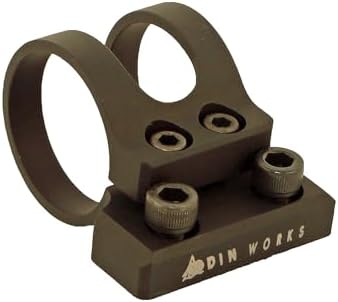 1 inch Aluminum flashlight mount Fits Modular Locking Rail Systems