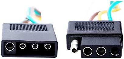 MAXXHAUL 50343 12V LED Submersible Left and Right Trailer Lights for Trailers Less than 80" Wide
