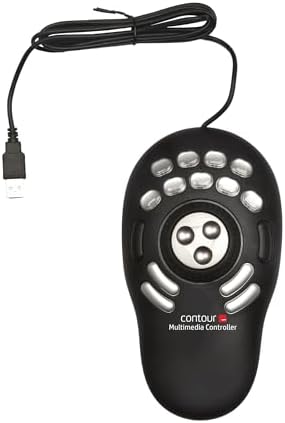 Contour ShuttlePRO v2 - Multimedia Controller with Jog Wheel & 15 Custom Programmable Buttons | Ideal for Video