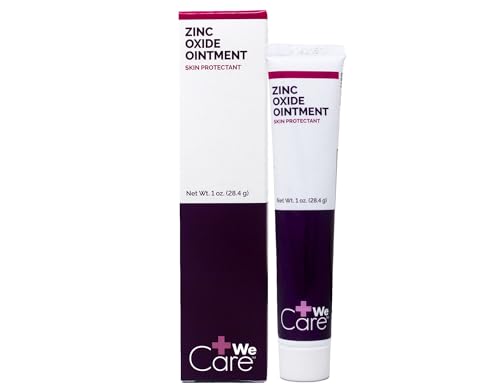 Dynarex Zinc Oxide Ointment, Protective Skin Barrier Ointment, Soothes, Prevents, and Relieves Diaper Rash, Chaffed Skin, and Irritation, White, 3 – 1 oz. Tubes