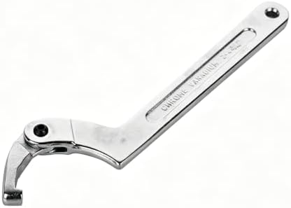 Chrome Vanadium C Pin Spanner Adjustable Hook Wrench, Square Head 51-121mm