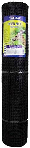Tenax Garden Netting - Heavy Duty Deer Netting, UV Resistant - 7 ft x 100 ft, Pack of 2 - Plastic