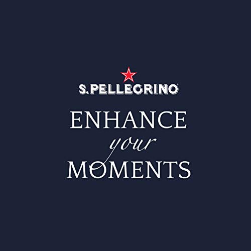 S.Pellegrino Sparkling Natural Mineral Water, 6 Pack of Glass Bottles
