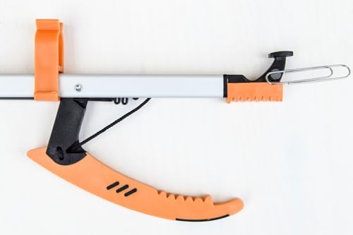 Sammons Preston Easireach II Reacher, 15" Magnetic Grabber Tool for Seniors | Lightweight grabber reacher tool with magnetic tip, ergonomic grip and claw jaw, a reaching aid for seniors