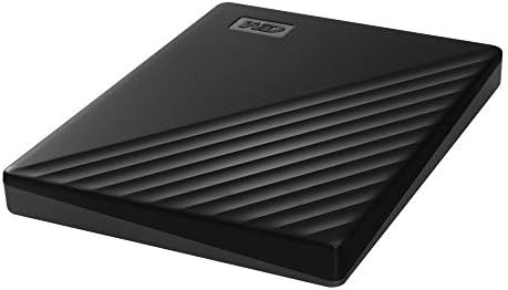 WD 2TB My Passport, Portable External Hard Drive, Black, backup software with defense against ransomware, and password protection