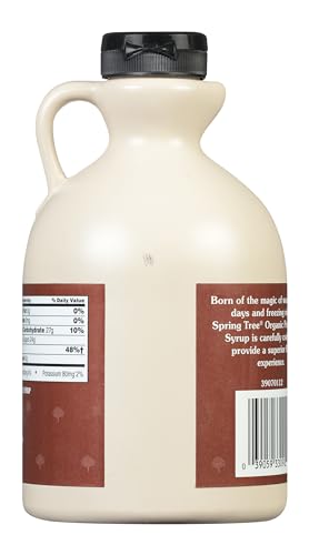 Spring Tree 100% Pure Organic Maple Syrup, 32 Ounce