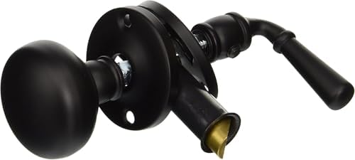 Deltana SDL980U19 Storm Door Latch with A Round Rose 7/8-Inch to 1-3/8-Inch Door Thickness