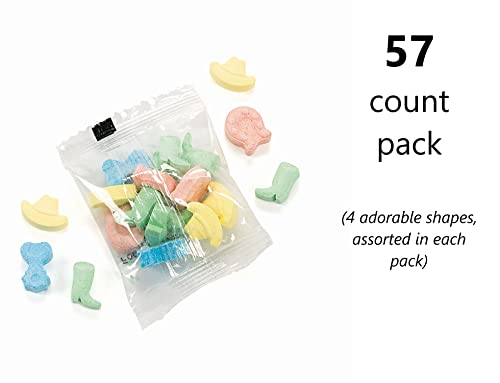 Fun Express Western Party Favors Cowboy Candy, 57 Pack