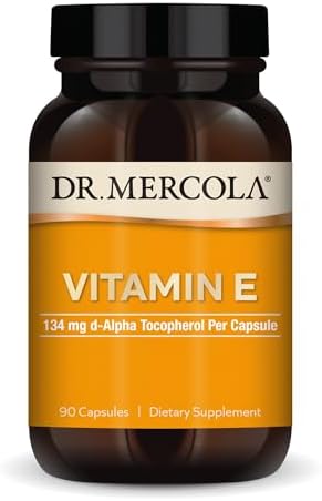 Dr. Mercola Vitamin E, 134 mg Per Capsule, 90 Capsules (90 Servings)