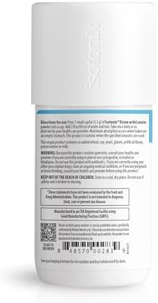 Isotonix Vision Formula with Lutein – Supports Eye Health, Vision & Circulation – Antioxidants, Zinc, Vitamin C, E, Bilberry