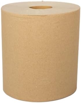 Karat Commercial Paper Towel Rolls, Absorbent & Sturdy for High Traffic Areas, White (Pack of 6)