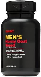 GNC Men's Horny Goat Weed, Supports Sexual Health, 120 Capsules