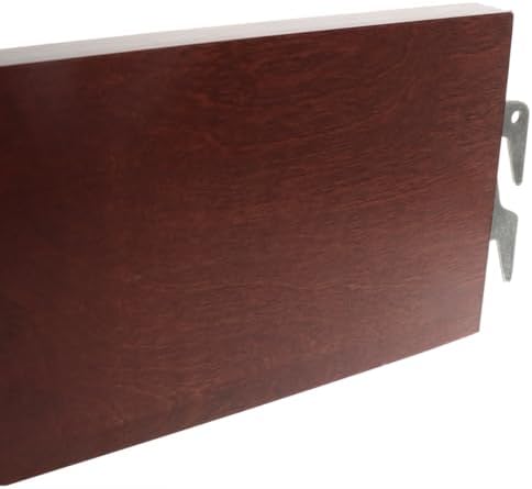 Heavy-Duty Hook-On 82" x 6" Replacement Queen/King Wood Bed Side Rails, Bed Frame (Medium Finish)