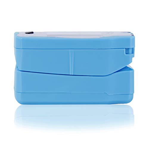 Zacurate Cute Digital Fingertip Pulse Oximeter for Small Finger Clip, SpO2 Blood Oxygen Saturation Monitor with OLED display - Animal theme