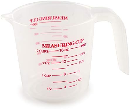 Norpro 4-Cup Capacity Plastic Measuring Cup, Multicolor